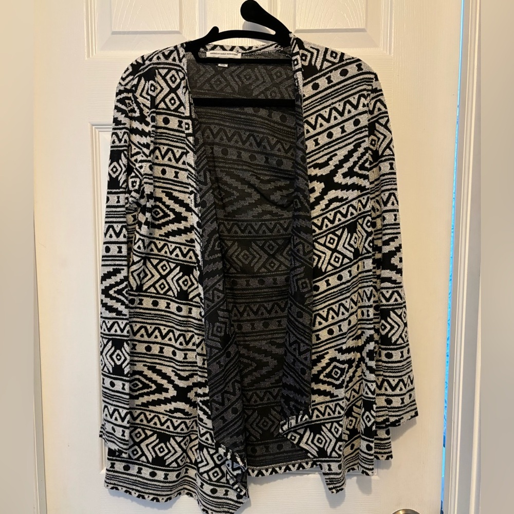 Black & white cardigan
